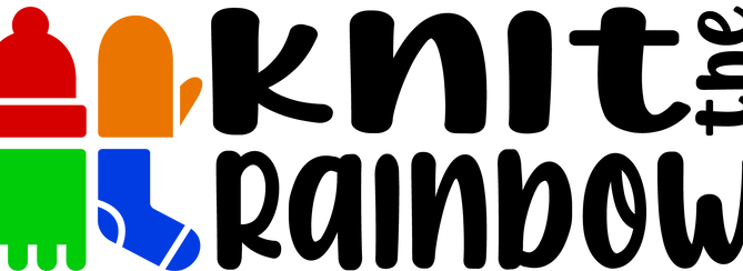 Knit the Rainbow at h+h americas Knit the Rainbow