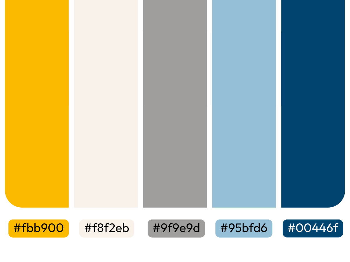 color palette for h+h americas 2026 with hex codes