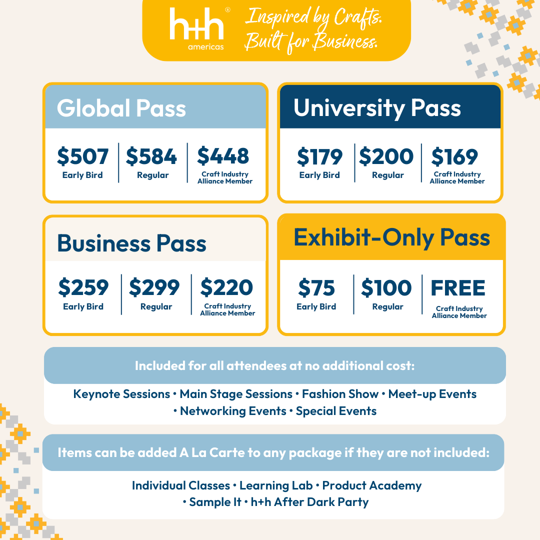 Ready To Maximize The h+h americas Experience? Explore Passes Now! hha26 package overview 1080x1080